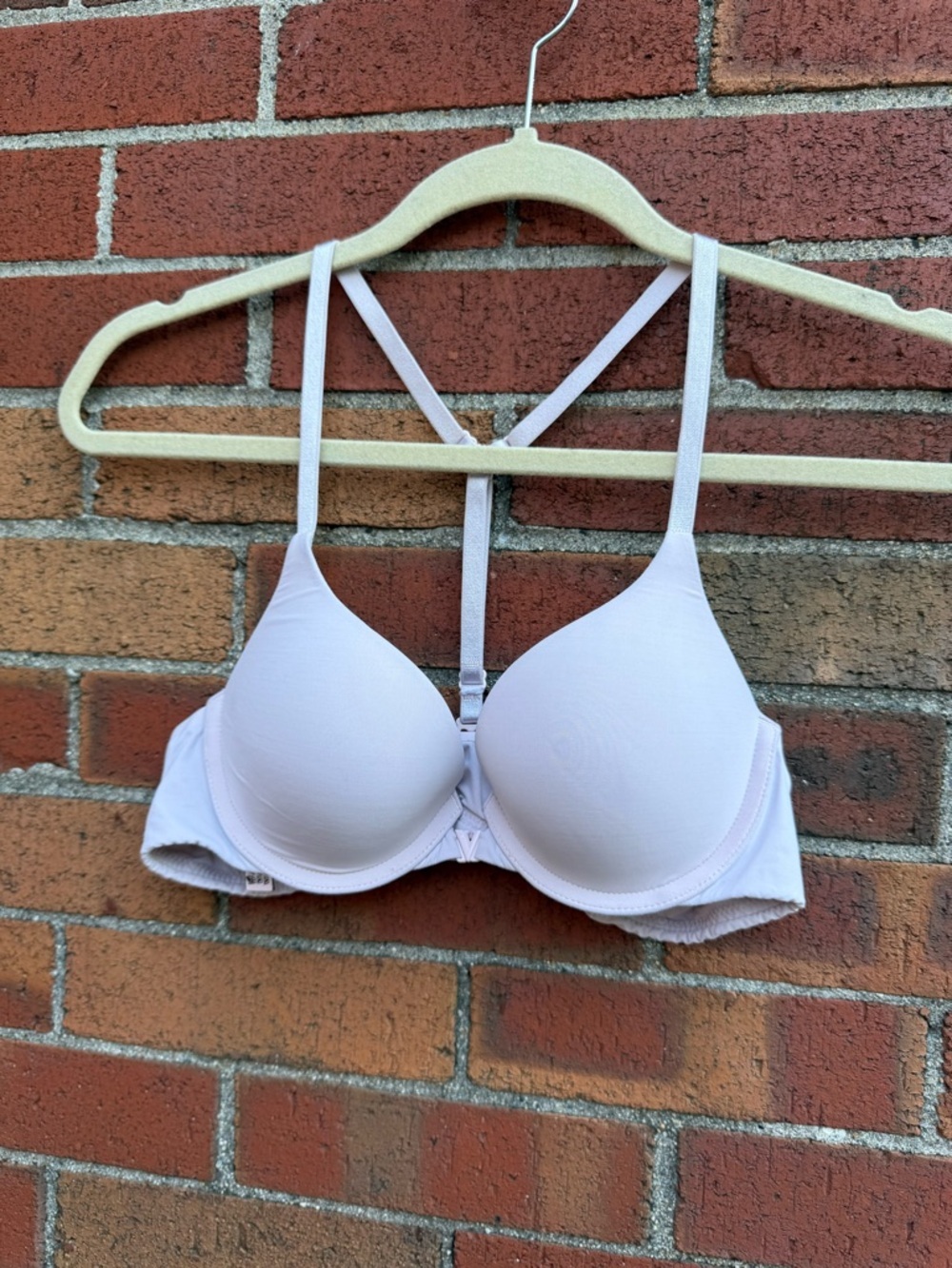 Victoria’s Secret T-Shirt Push Up Bra 34A Light Pink Racerback